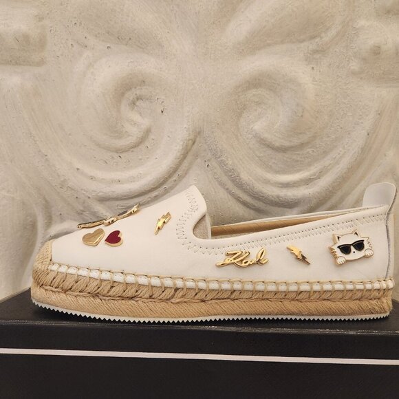 Karl Lagerfeld Paris Michaela Slip-On Espadrilles. NIB. Size 6.5 - Picture 2 of 10